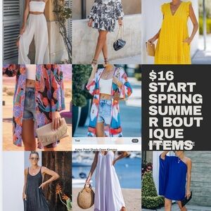 Colorful Kimono and Dress Collection